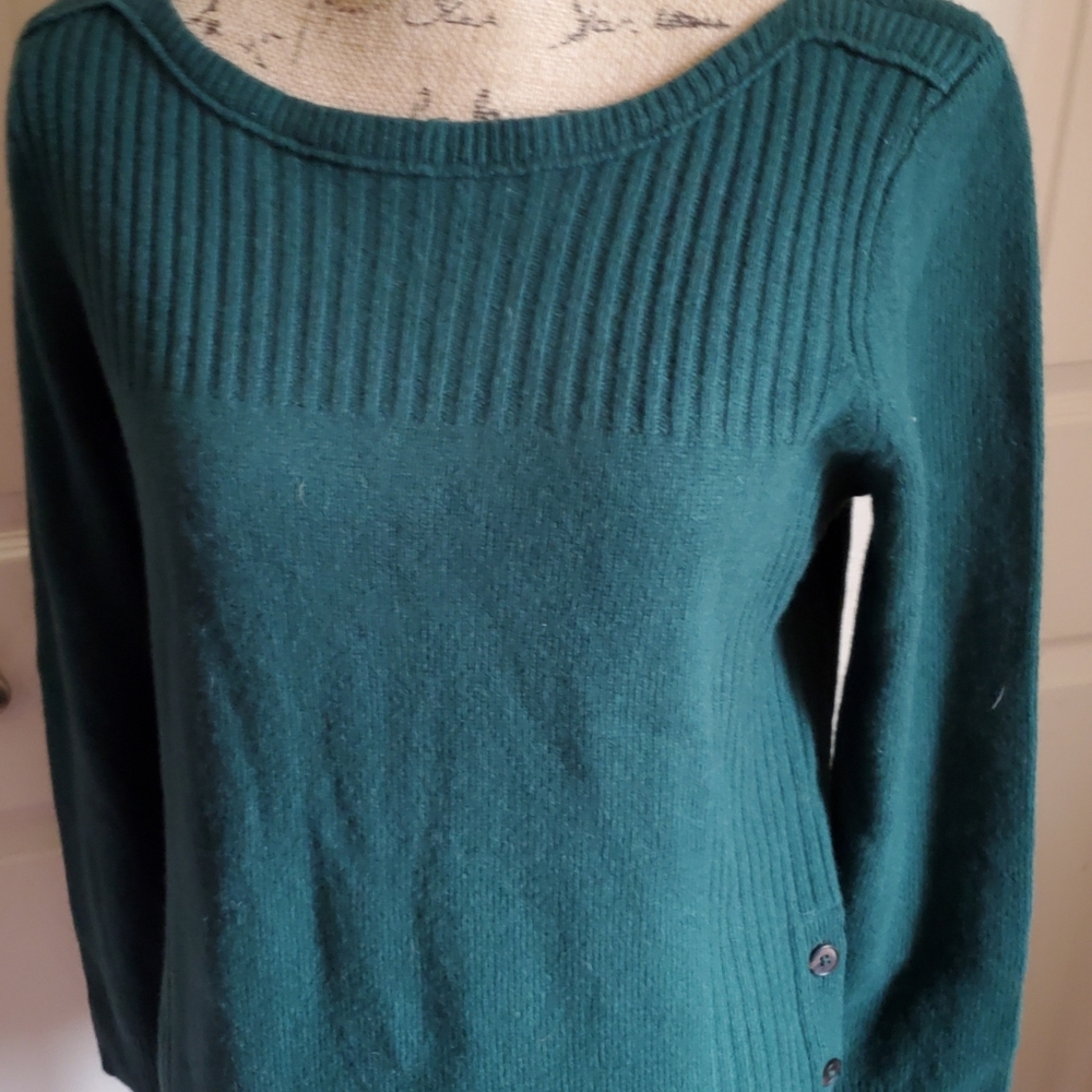 Madewell  side button pullover sweater